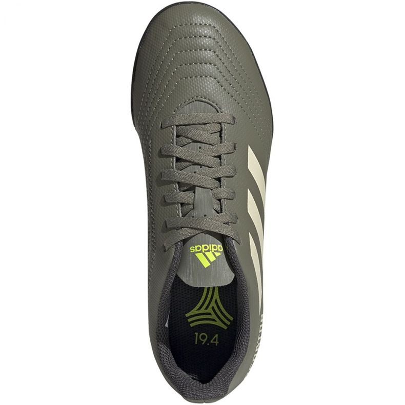 Ghete de fotbal Adidas Predator 19.4 Tf Jr EF8222 multicolor verde 1