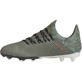 Ghete de fotbal Adidas X 19.1 Jr Fg EF8301 verde verde 2