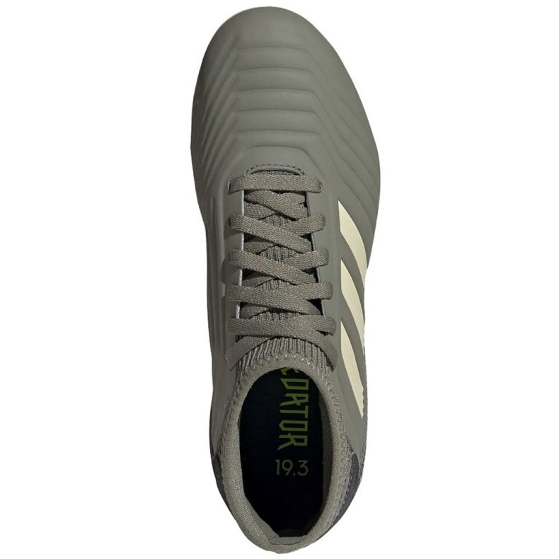 Ghete de fotbal Adidas Predator 19.3 Fg Jr EF8215 gri 1