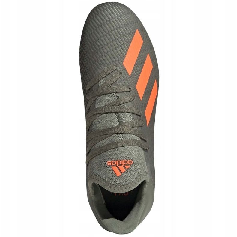 Ghete de fotbal Adidas X 19.3 Fg Jr EF8374 gri gri 1