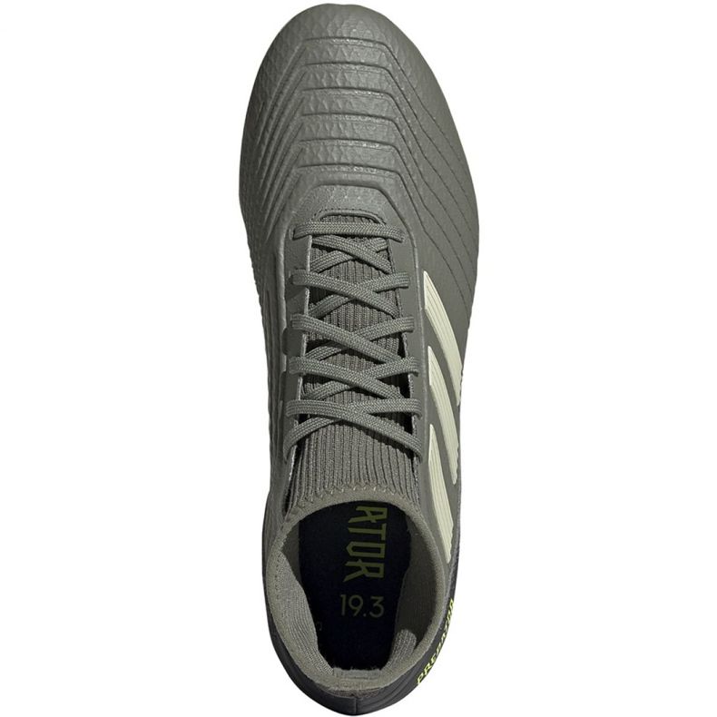Ghete de fotbal Adidas Predator 19.3 Fg M EF8208 gri gri 1