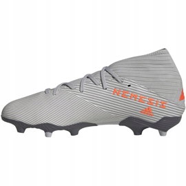 Ghete de fotbal Adidas Nemeziz 19.3 Fg M EF8287 gri gri 2