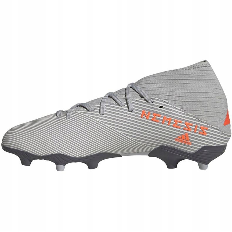 Ghete de fotbal Adidas Nemeziz 19.3 Fg M EF8287 gri gri 2