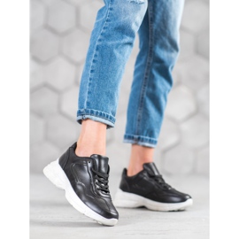 SHELOVET Adidași negri negru 1