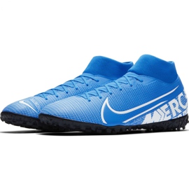 Pantofi de fotbal Nike Mercurial Superfly 7 Academy M Tf AT7978 414 multicolor albastru 2