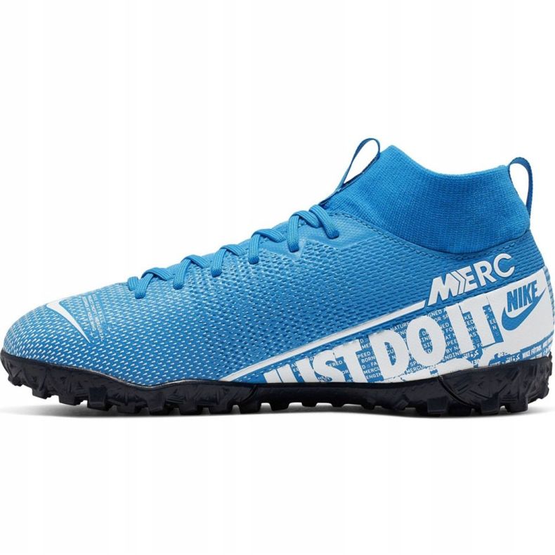 Pantofi de fotbal Nike Mercurial Superfly 7 Academy Tf Jr AT8143 414 multicolor albastru 1