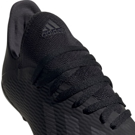 Ghete de fotbal adidas X 19.3 Fg Jr F35364 negru negru 2