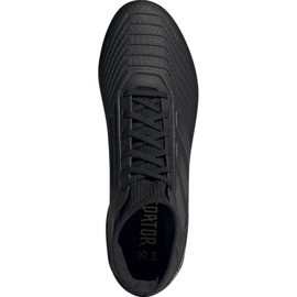 Ghete de fotbal Adidas Predator 19.3 Fg M F35594 negru negru 2