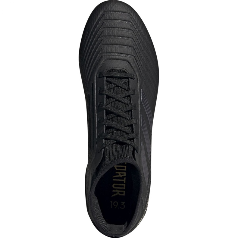Ghete de fotbal Adidas Predator 19.3 Fg M F35594 negru negru 2