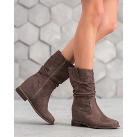 Super Mode Cizme de cowboy clasice kaki verde 2 Super Mode Cizme de cowboy clasice kaki verde 2