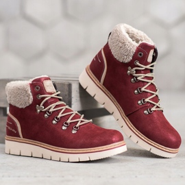 McKey Trappers din piele de căprioară roșu 1 McKey Trappers din piele de căprioară roșu 1