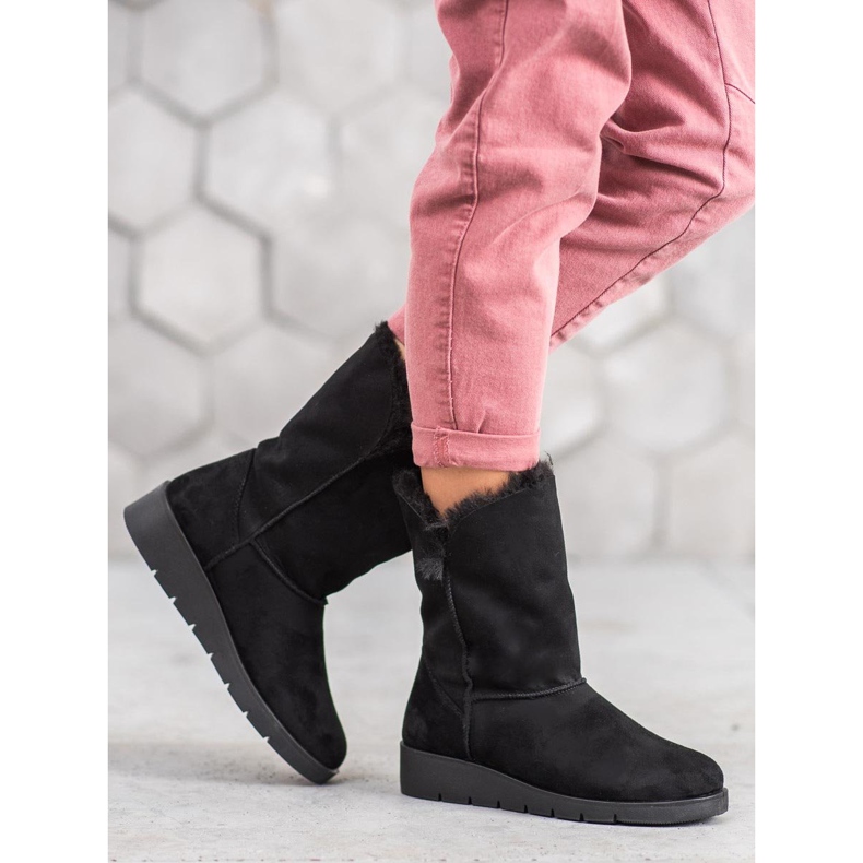 Kylie Mukluki cald negru 1