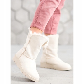 Kylie Mukluki cald alb 1