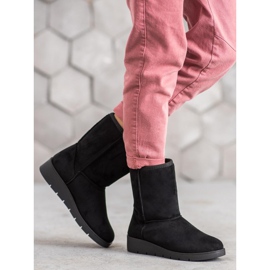 Kylie Înaltul Mukluki negru 2