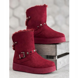 SHELOVET Mukluki cu jeturi roșu 2 SHELOVET Mukluki cu jeturi roșu 2