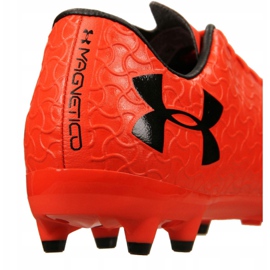 Ghete de fotbal Under Armour Magnetico Select Fg M 3000 115-600 portocale roșu 1