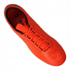 Ghete de fotbal Under Armour Magnetico Select Fg M 3000 115-600 portocale roșu 2