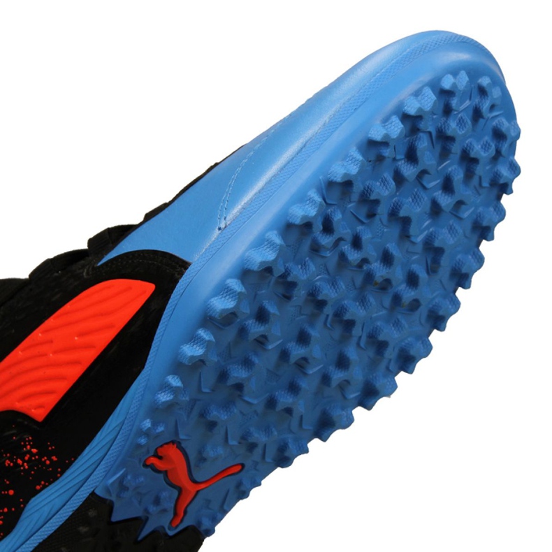 Ghete de fotbal Puma One 19.3 Lth Tt Tr M 105489-01 multicolor negru 2