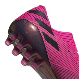 Ghete de fotbal Adidas Nemeziz 19.1 Ag Fg M FU7033 roz roz 1