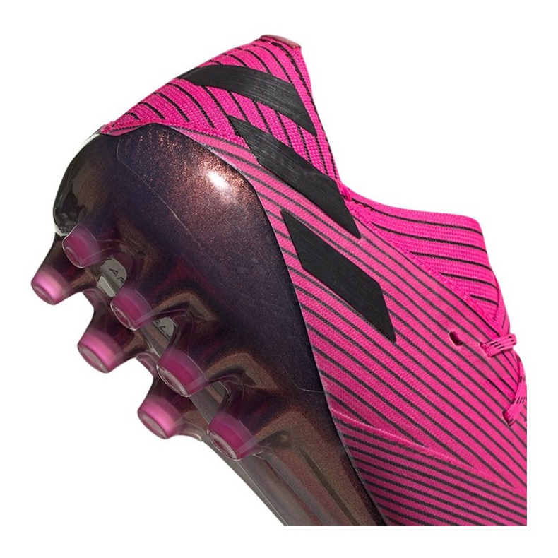 Ghete de fotbal Adidas Nemeziz 19.1 Ag Fg M FU7033 roz roz 1