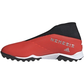Ghete de fotbal Adidas Nemeziz 19.3 Ll Tf M G54686 multicolor roșu 2