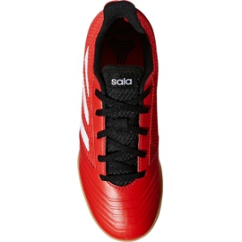 Ghete de fotbal Adidas Predator Tango 18.4 Sala Jr DB2343 roșu roșu 2