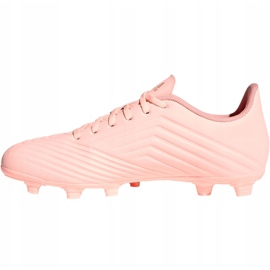 Ghete de fotbal Adidas Predator 18.4 M FxG DB2008 roz roz 1