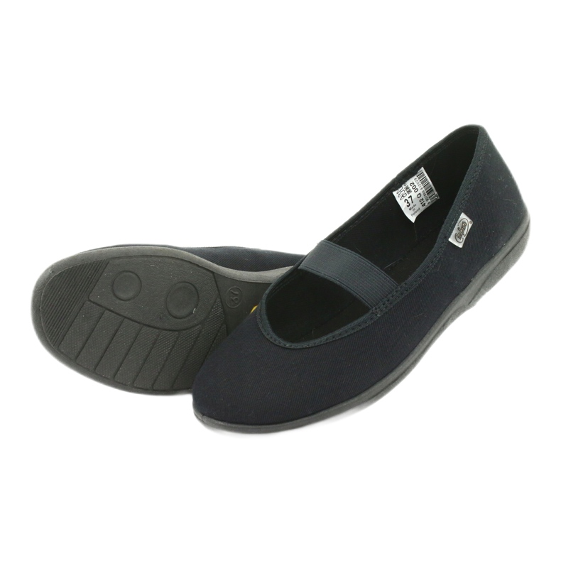 Pantofi pvc pentru tineri Befado 412Q002 negru 5