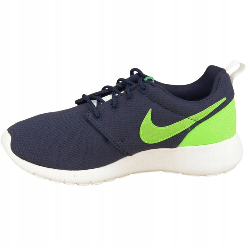 Pantofi Nike Roshe One Gs W 599728-413 albastru marin verde 1