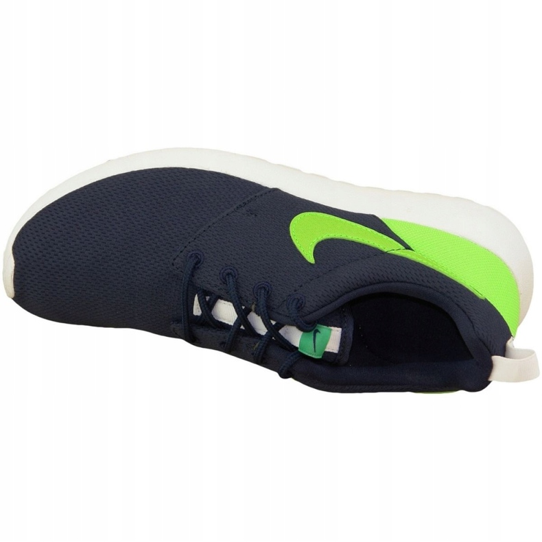 Pantofi Nike Roshe One Gs W 599728-413 albastru marin verde 2