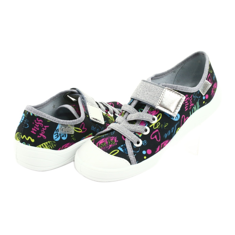 Încălțăminte pentru copii Befado 251Y137 negru albastru roz gri galben 4