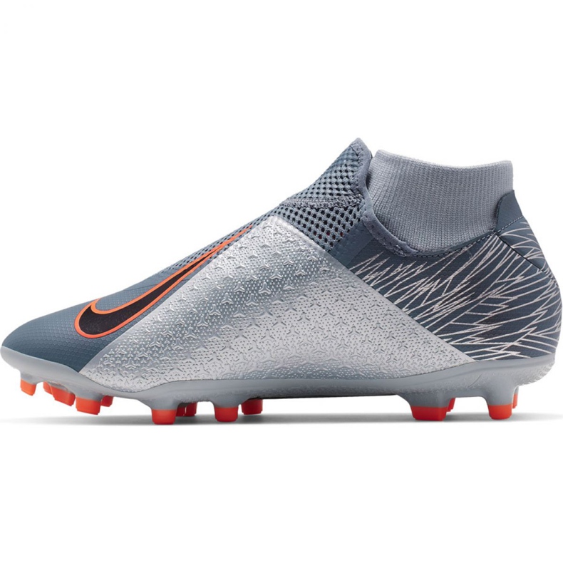 Pantofi de fotbal Nike Phantom Vsn Academy Df FG / MG M AO3258 408 multicolor gri 1