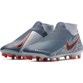 Pantofi de fotbal Nike Phantom Vsn Academy Df FG / MG M AO3258 408 multicolor gri 2