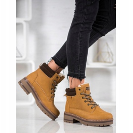 Arrigo Bello Ghete de drumeție calde maro 1