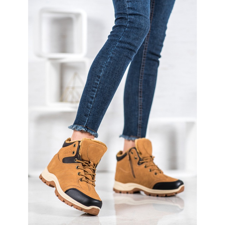 SHELOVET Trappers sportivi izolați maro 2 SHELOVET Trappers sportivi izolați maro 2