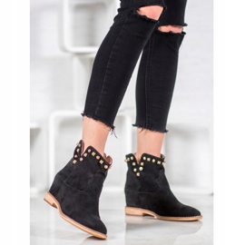 Bella Paris Cizme de cowboy cu jeturi negru 1 Bella Paris Cizme de cowboy cu jeturi negru 1