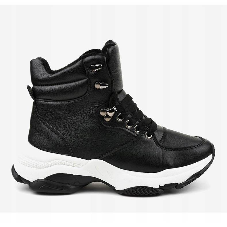 Adidași negri cu izolație pentru femei C-3132 negru 2