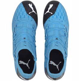 Ghete de fotbal Puma Future 5.3 Netfit Fg Ag M 105756 01 albastru albastru 1