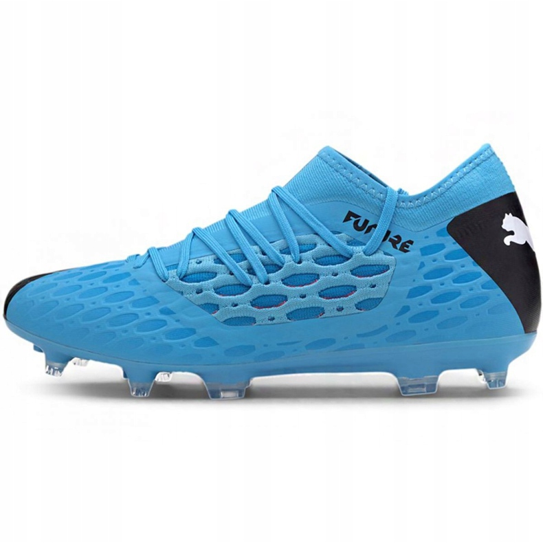 Ghete de fotbal Puma Future 5.3 Netfit Fg Ag M 105756 01 albastru albastru 2