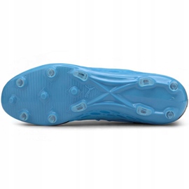 Ghete de fotbal Puma Future 5.3 Netfit Fg Ag M 105756 01 albastru albastru 5