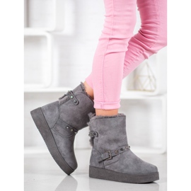 SHELOVET Mukluki cu jeturi gri 2