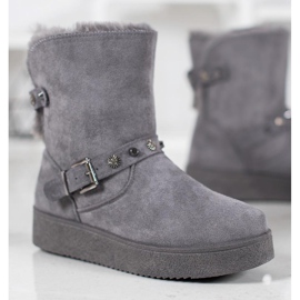 SHELOVET Mukluki cu jeturi gri 1