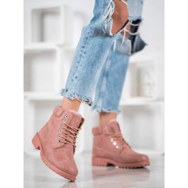 SHELOVET Trappers roz cu blană 1