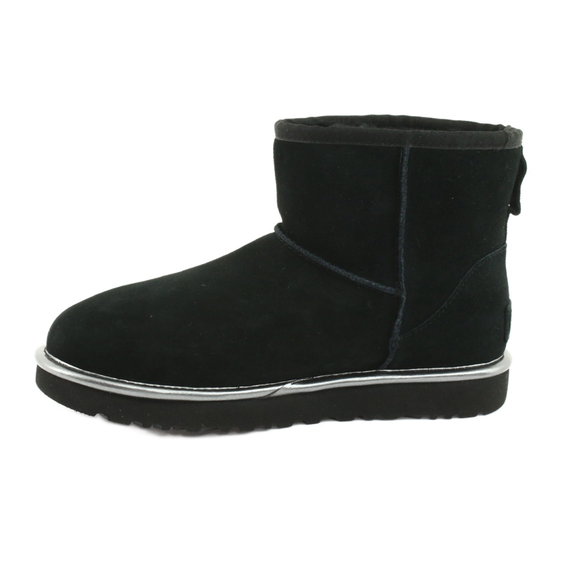 Pantofi Ugg Classic Mini Ugg Rubber Logo W 1110087-BMT negru gri 2