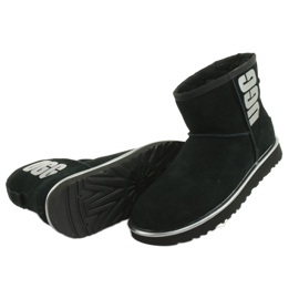 Pantofi Ugg Classic Mini Ugg Rubber Logo W 1110087-BMT negru gri 4