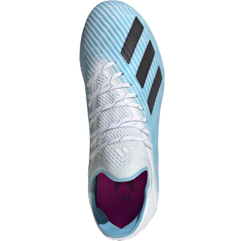 Ghete de fotbal adidas X 19.1 Fg Jr F35684 multicolor albastru 2