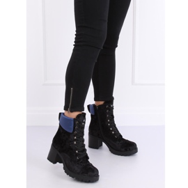 Muncitori din velur negru K1835203 Negru 2