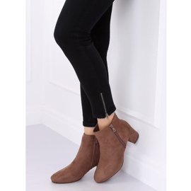 Cizme bej cu toc înalt K1825116 Taupe 1