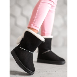 SHELOVET Mukluki din piele caldă negru 2