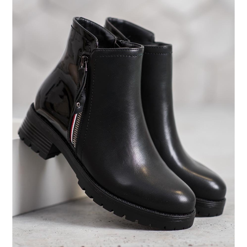 SHELOVET Muncitori cu blocare ornată negru 2